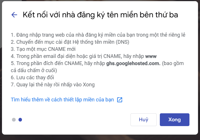 Google sẽ kiểm tra cấu hình DNS của bạn