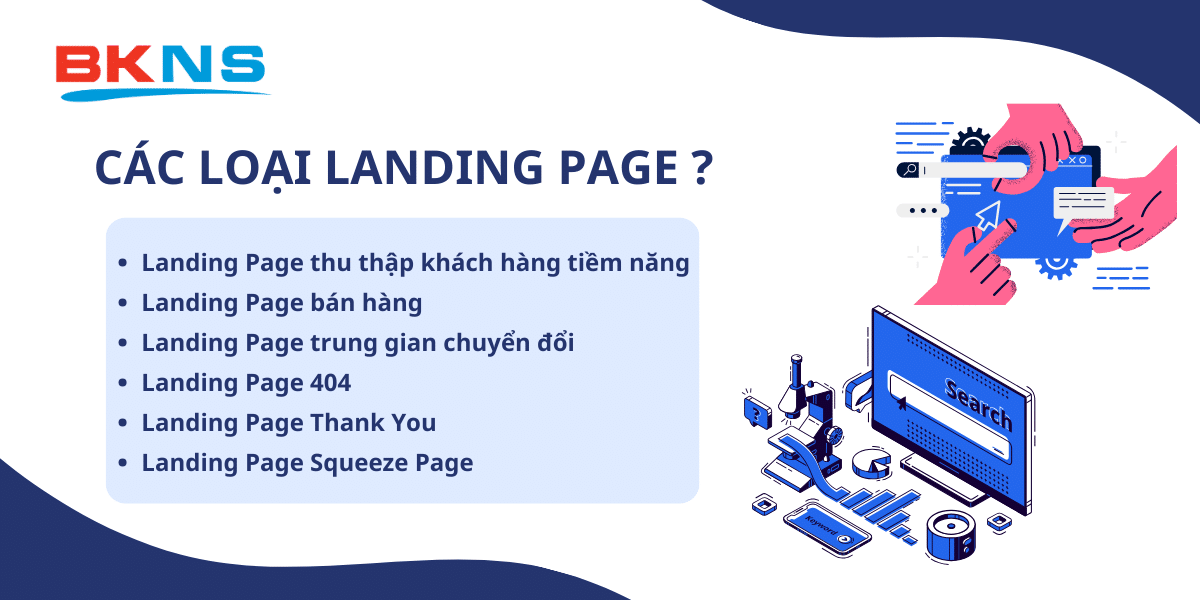 Phân loại Landing Page