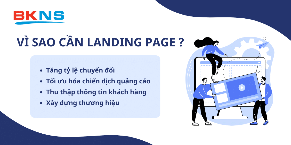 Vì sao cần Landing Page?