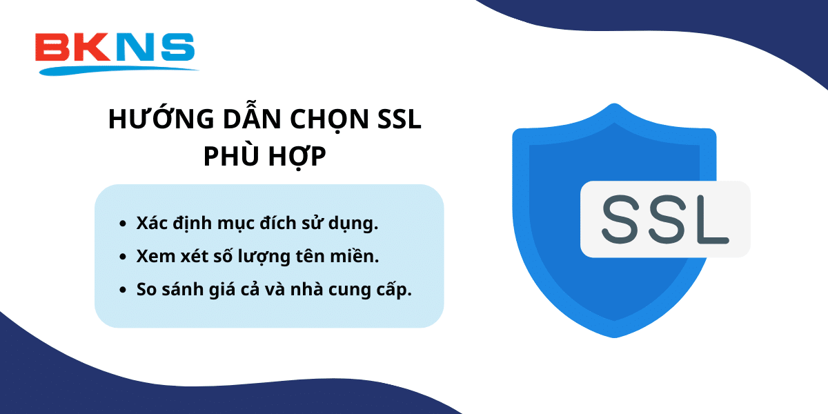 Hướng dẫn chọn SSL phù hợp