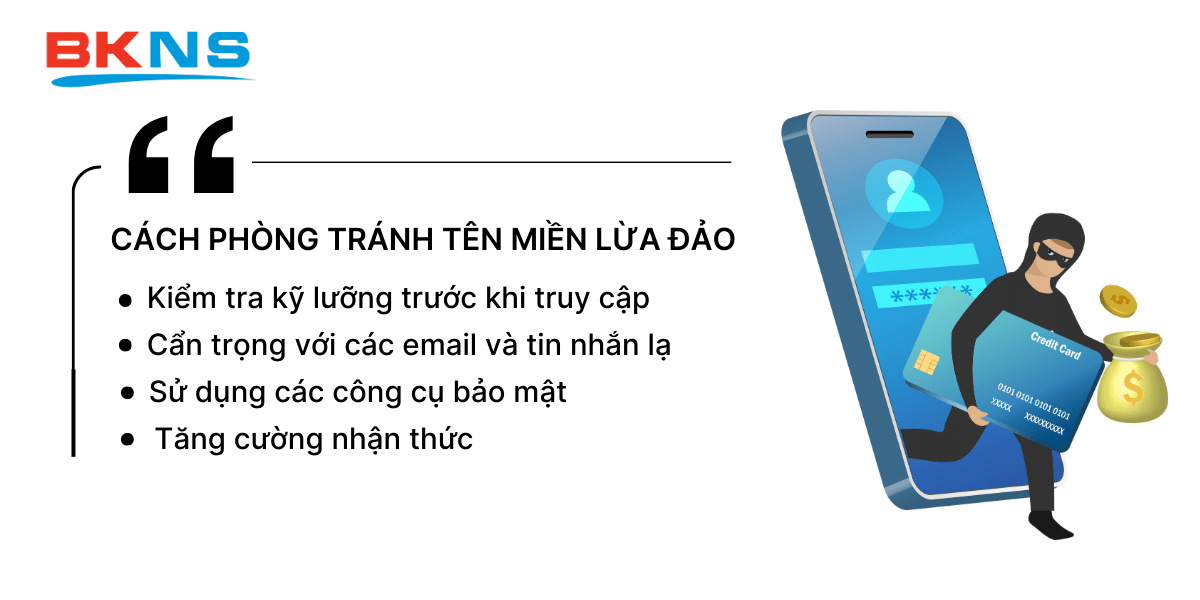 Cách phòng tránh tên miền lừa đảo