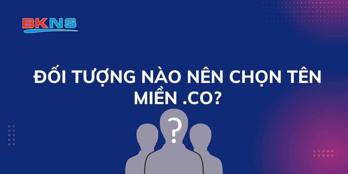 Đối tượng nào nên chọn tên miền .co