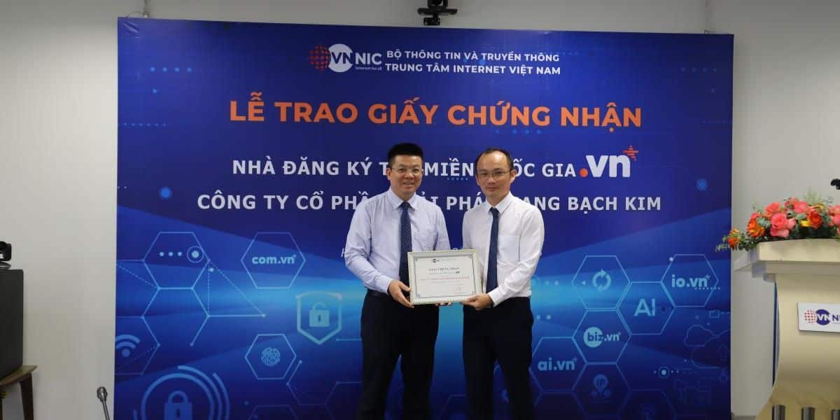 Đơn vị đăng kí tên miền quốc gia uy tín BKNS