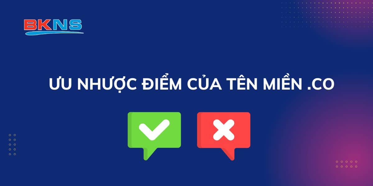 Ưu nhược điểm của tên miền .co