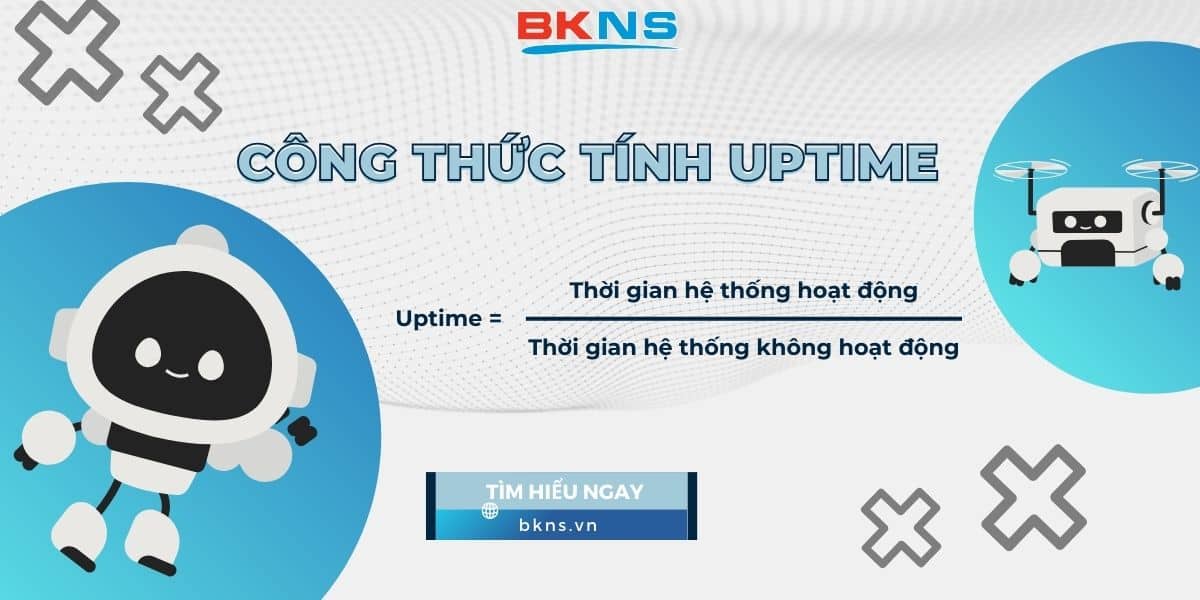 Công thức tính uptime