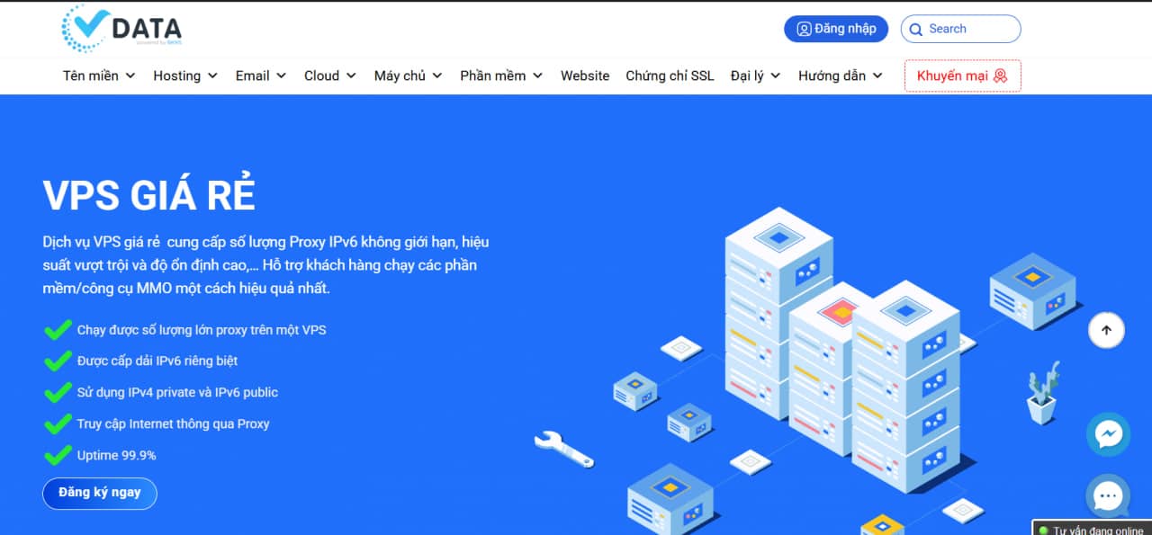 VData - Nhà cung cấp VPS giá rẻ