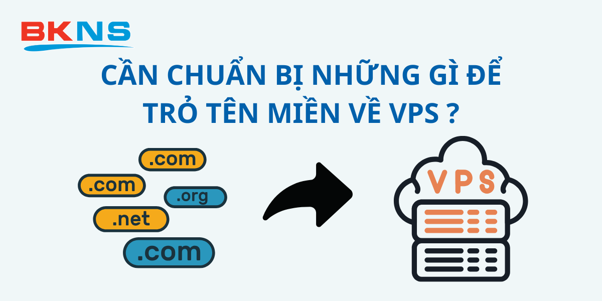 Cần chuẩn bị gì để trỏ tên miền về VPS?