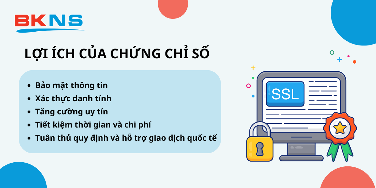 Lợi ích của chứng chỉ số