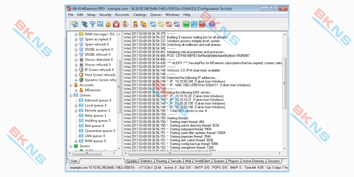 Screenshot for MDaemon Messaging Server