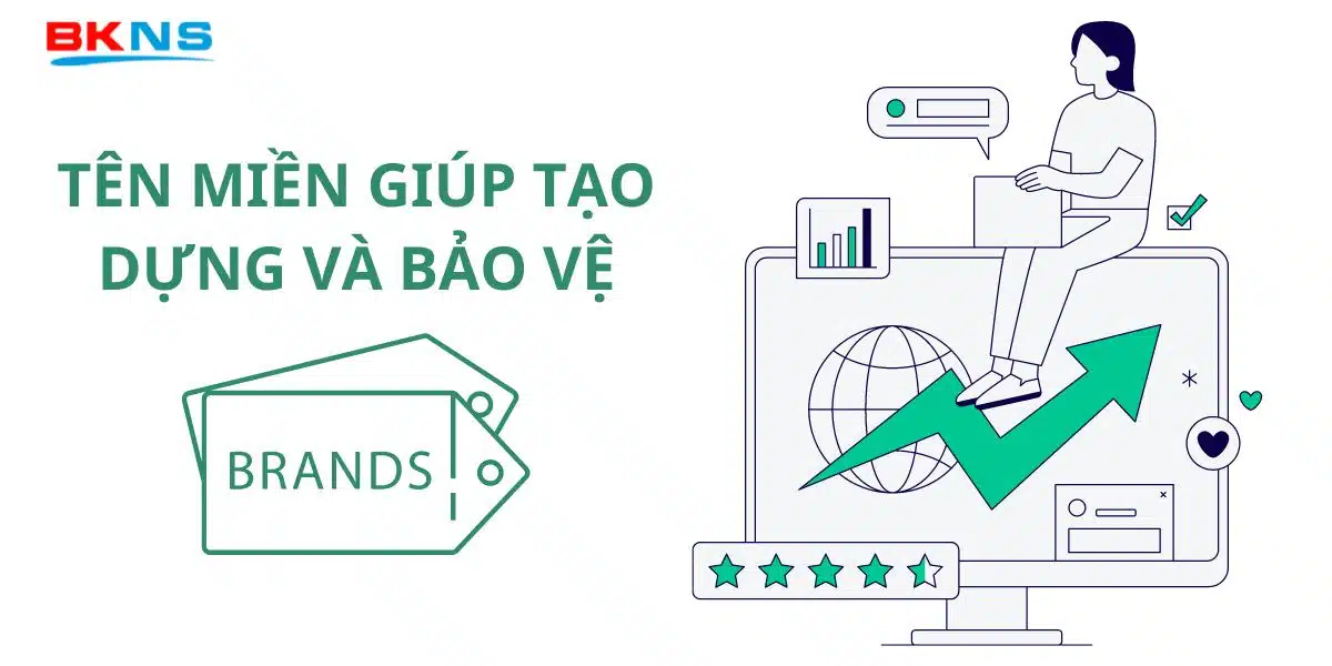 Tên miền giúp tạo dựng và bảo vệ thương hiệu