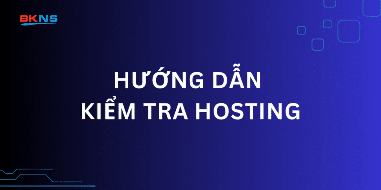 Hướng dẫn kiểm tra hosting của website đơn giản nhất