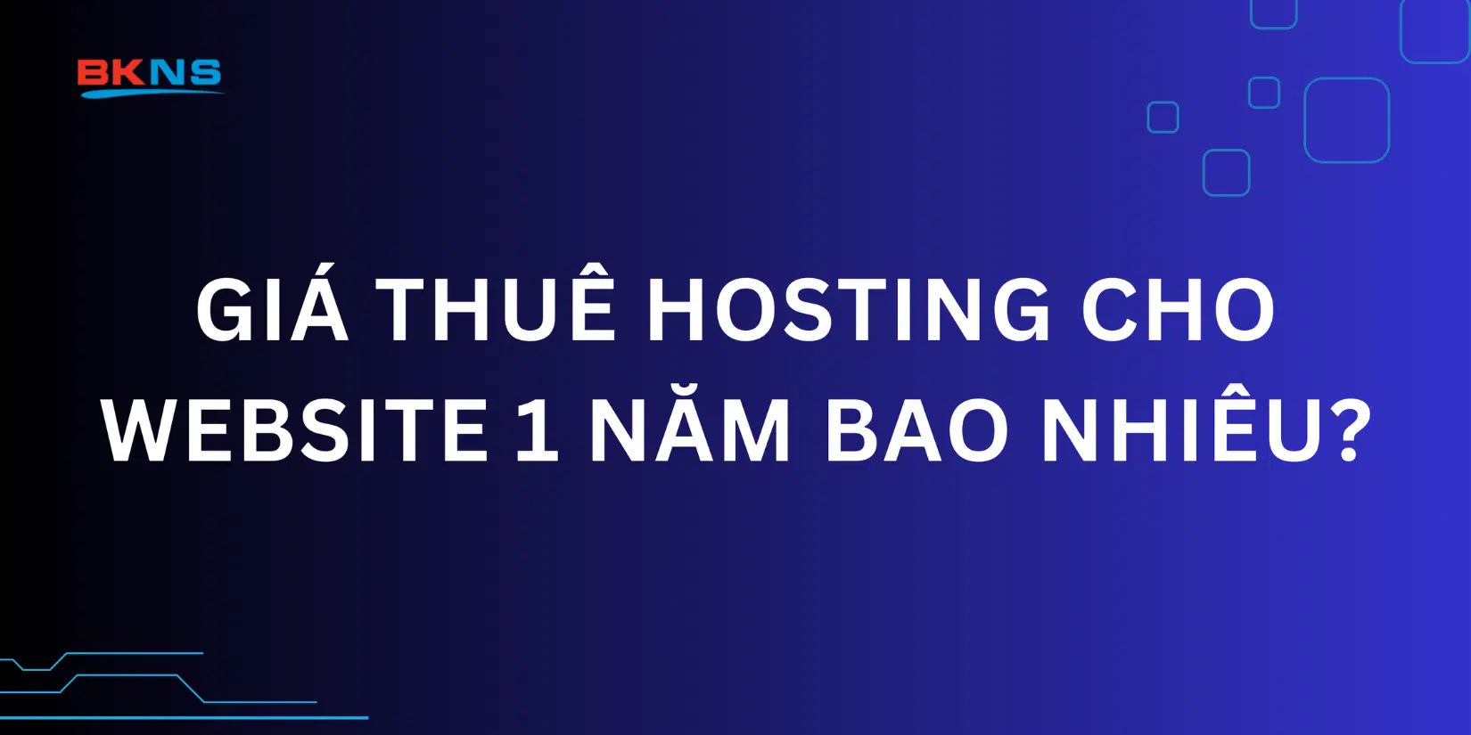 Giá thuê Hosting cho website 1 Năm bao nhiêu tiền?