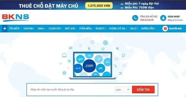 BKNS - Cong ty cho thuê server tốt nhất