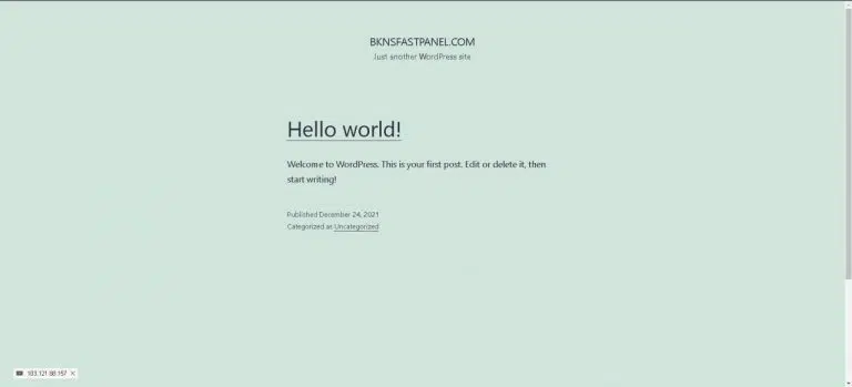 Hướng dẫn tạo một Website WordPress bằng FastPanel nhanh nhất