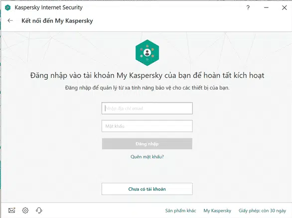 cách cài đặt phần mềm diệt virus kaspersky 7