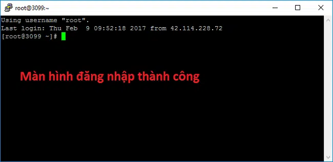 Cách kết nối Server Linux bằng SSH qua PuTTY 4