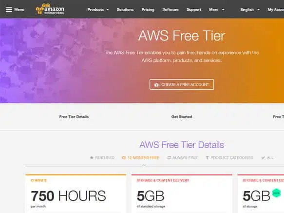 Đăng ký VPS free tại Amazon