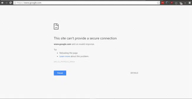 err_ssl_protocol_error là lỗi gì? Khắc phục lỗi err_ssl_protocol_error ra sao?