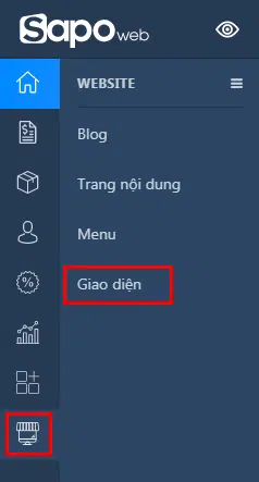 giao diện website