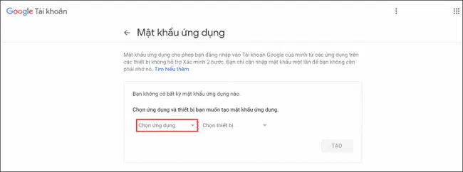 Hướng cấu hình SMTP Gmail 2