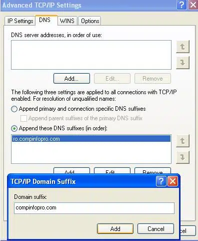 Hướng dẫn cài đặt DNS Suffix 5