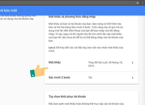 Hướng dẫn thay đổi mật khẩu email trên máy tính 3