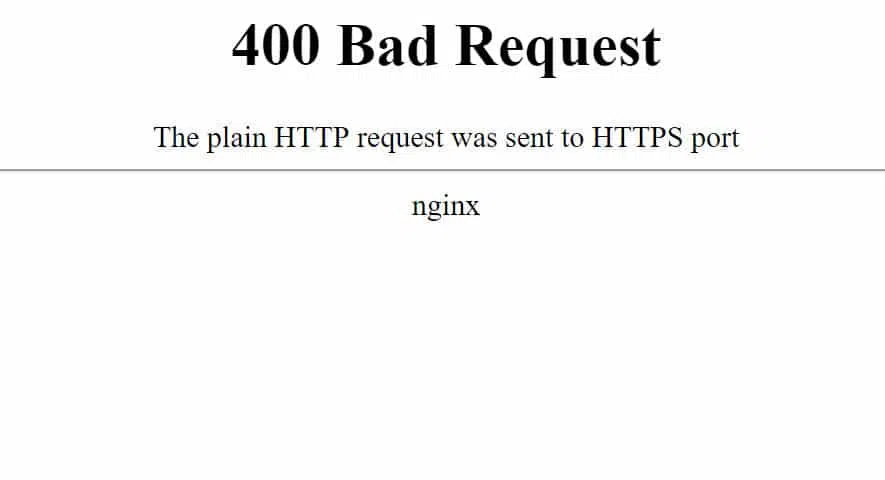 Lỗi 400 bad request sẽ xuất hiện khác nhau trên mỗi website