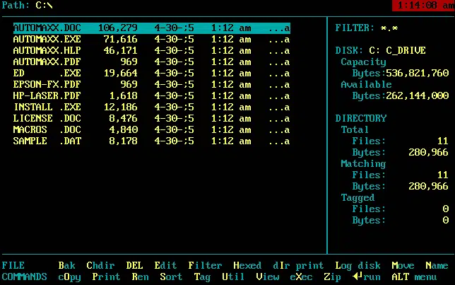 Ms Dos xử lý và thao tác được mọi tác vụ	