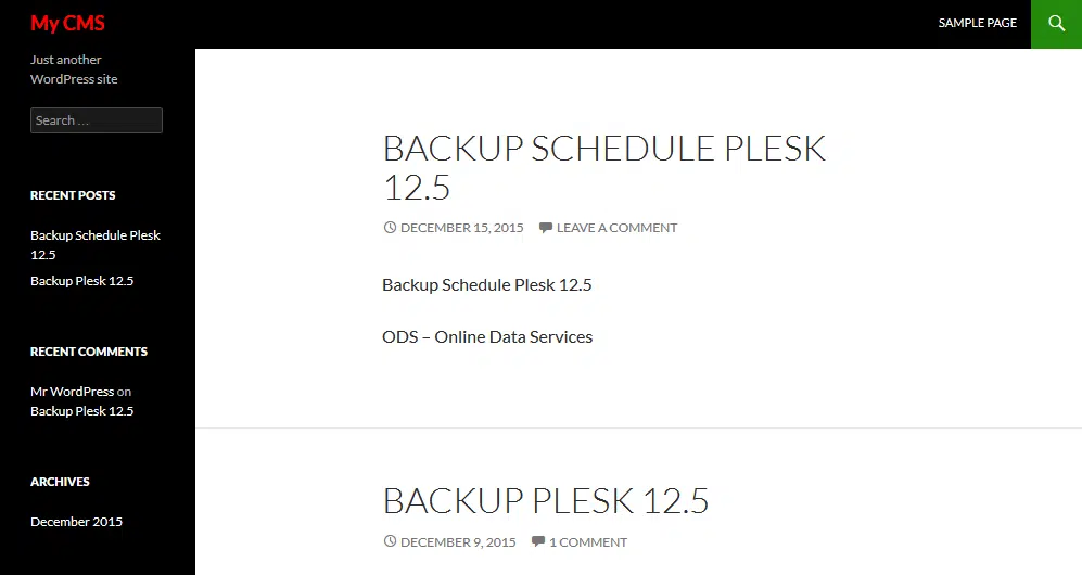 Hệ thống sẽ tự động backup khi đến thời gian ta đã set.