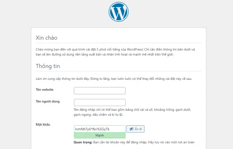 Hướng dẫn cài đặt WordPress trên DirectAdmin