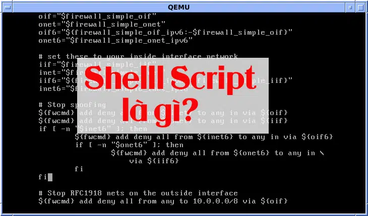 Shell script là gì?