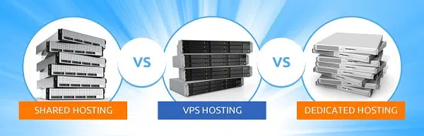 So sánh giữa sharehost, VPS và host chuyên dụng