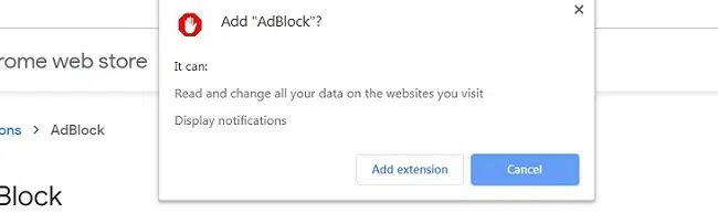 Sử dụng tiện ích mở rộng AdBlock trên máy tính 2