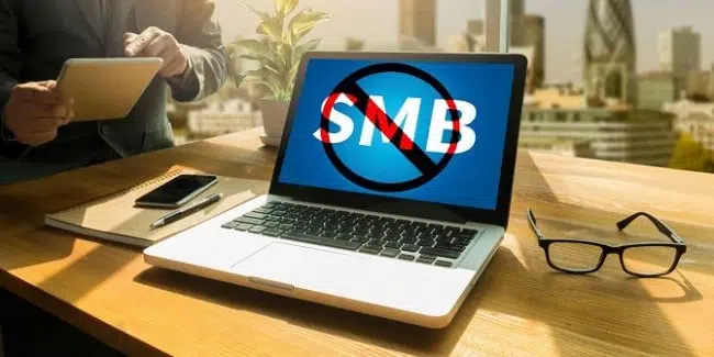 Tắt tạm dịch vụ SMB trong máy tính