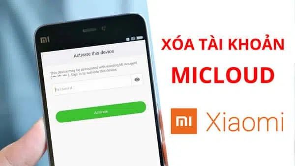 Xóa tài khoản Mi Cloud