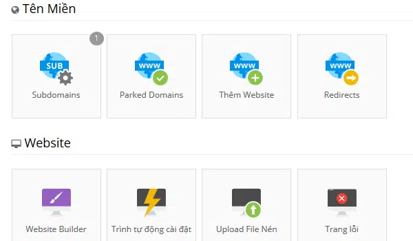 Cấu hình Parked Domain trên hosting