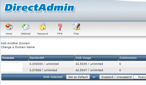 Cấu hình Parked Domain trên DirectAdmin