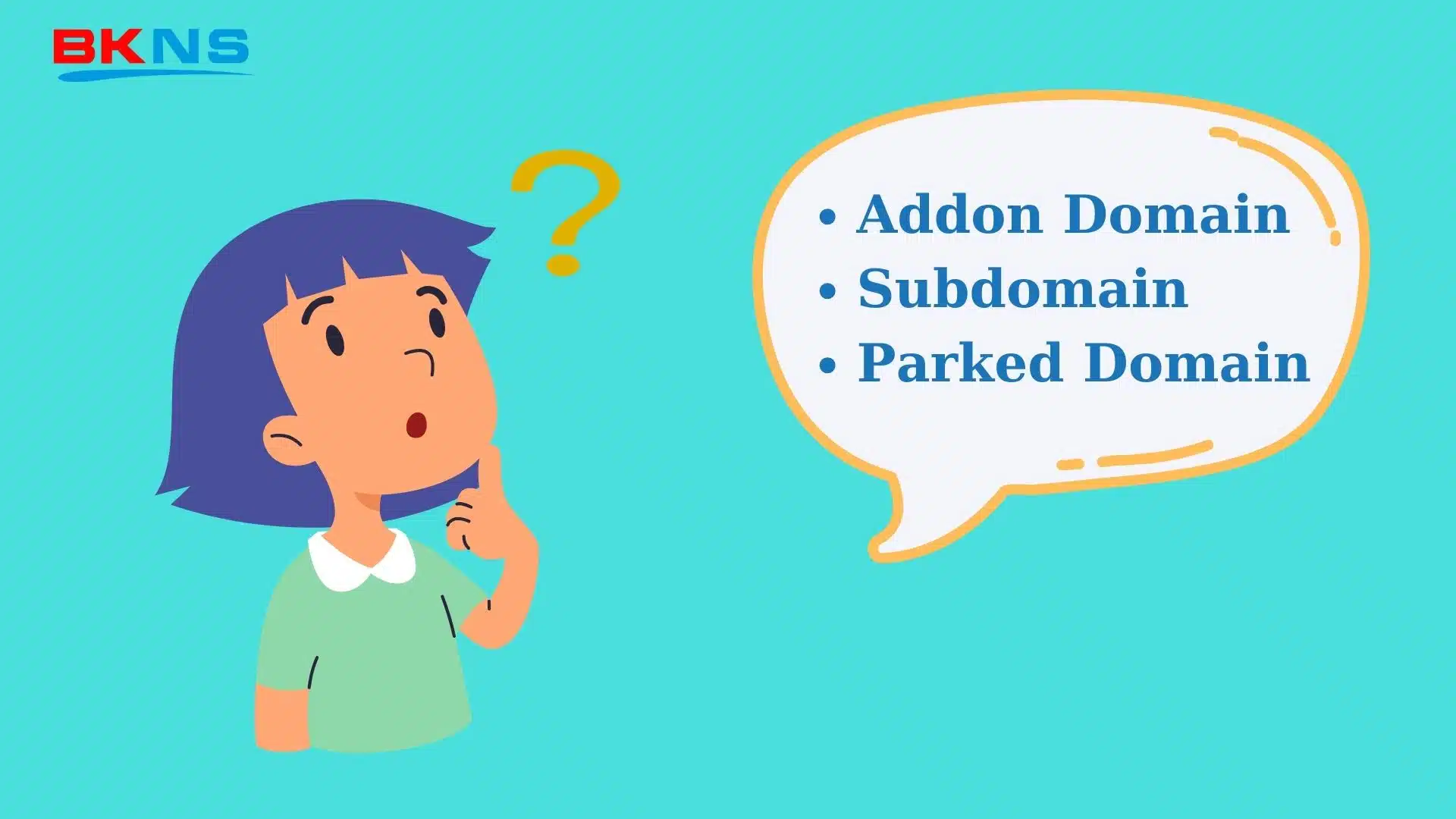 Phân biệt Addon Domain với Subdomain và Parked Domain