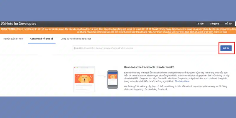 POST LINK LÊN FACEBOOK BỊ CHẶN