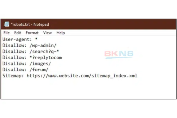 Cấu trúc file robot chuẩn seo