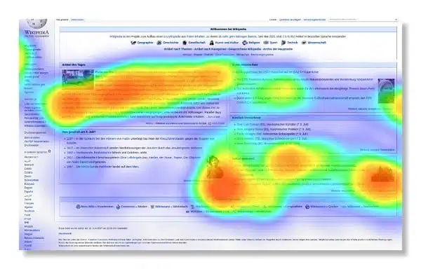 Heatmap giúp bạn biết những vị trí mà khách truy cập thường xuyên nhấp vào