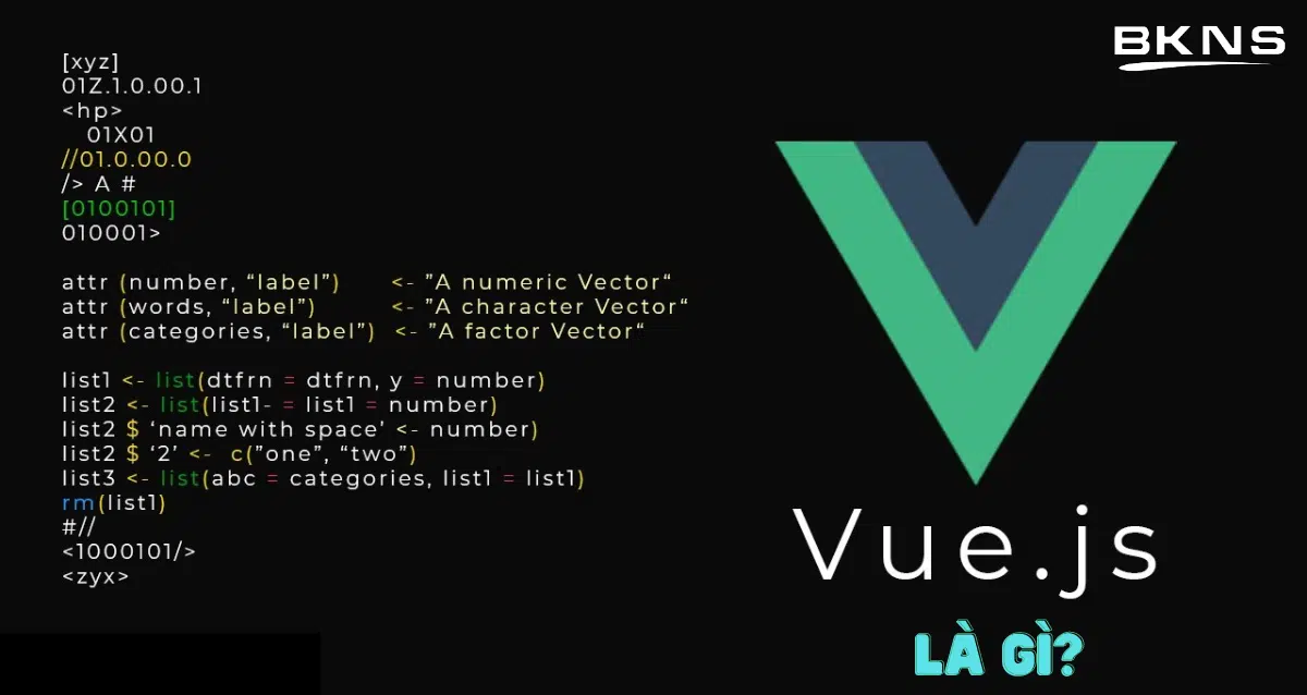 VueJS là gì? - Vue.js là một framework Javascript mạnh mẽ giúp xây dựng giao diện người dùng và ứng dụng trang web