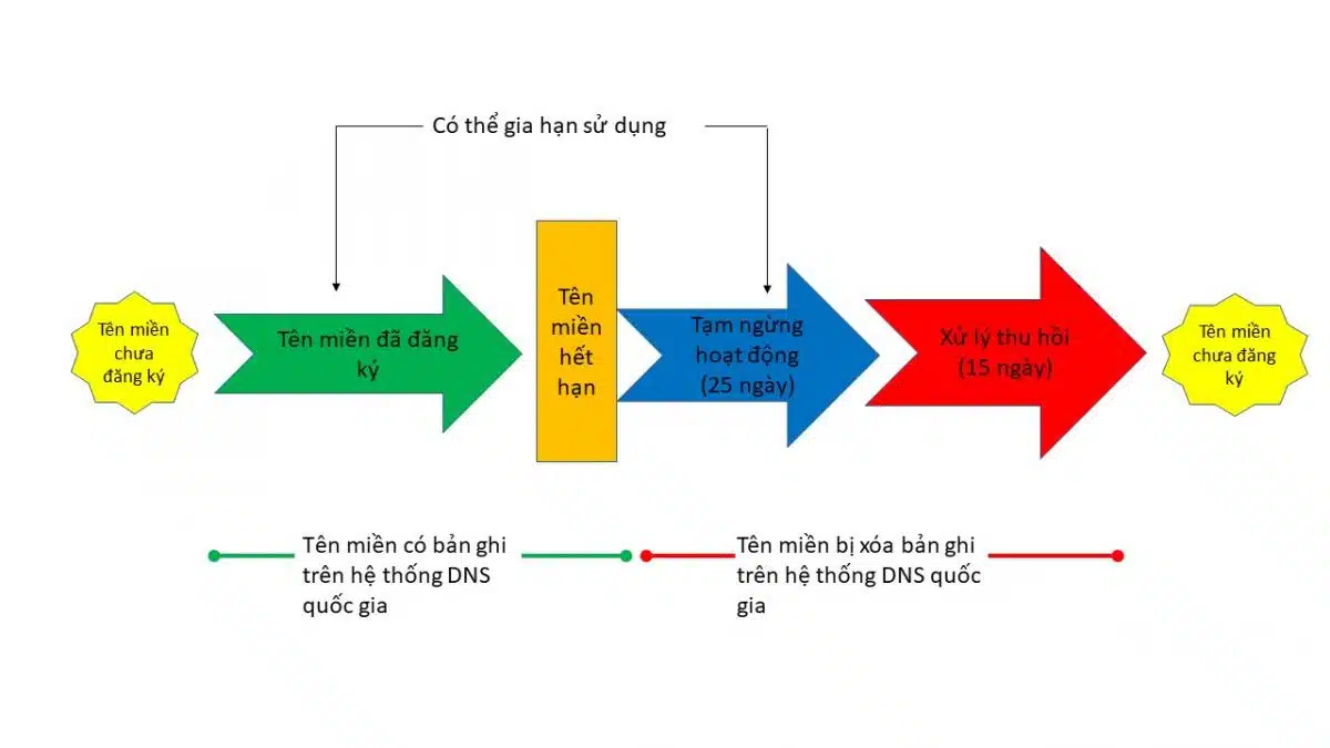 vòng đời tên miền