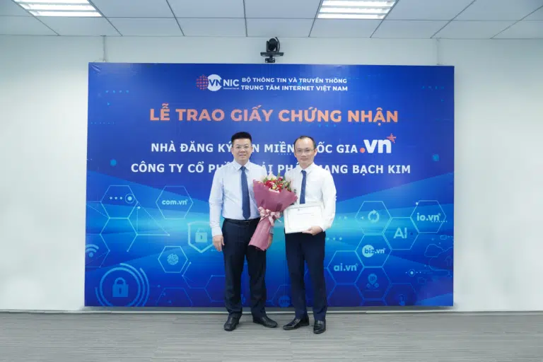 BKNS chính thức được đón nhận trở thành nhà đăng ký tên miền VN