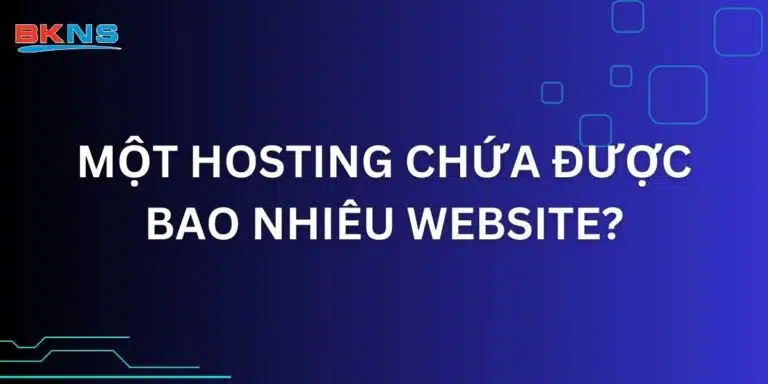 [Giải Đáp] Một hosting chứa được bao nhiêu website?