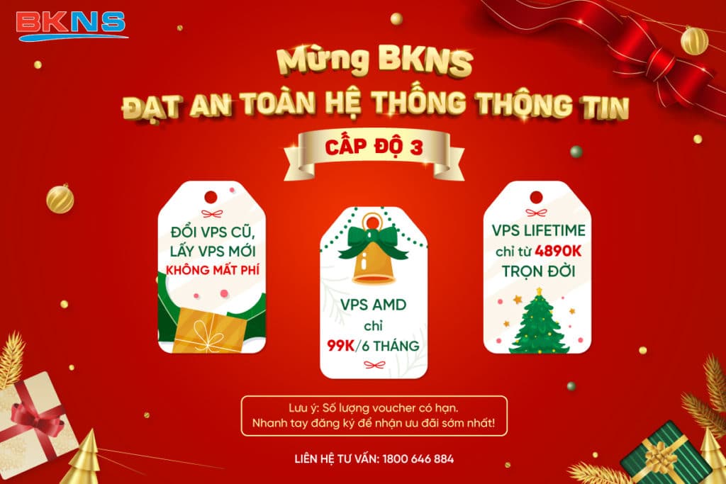 Mừng BKNS đạt an toàn hệ thống thông tin cấp độ 3