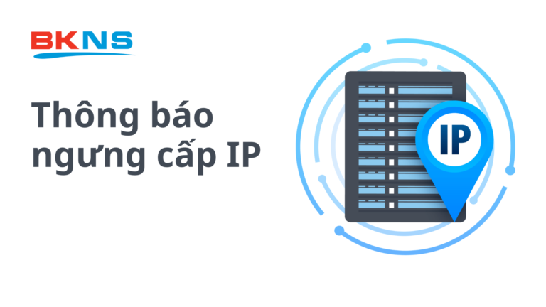 Thông báo ngưng cấp IP