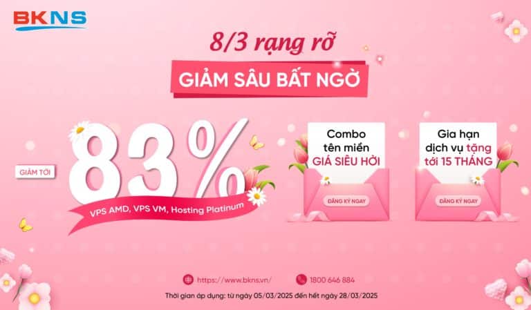 8/3 Giảm Tới 83% VPS AMD, VPS VM, Hosting Platinum